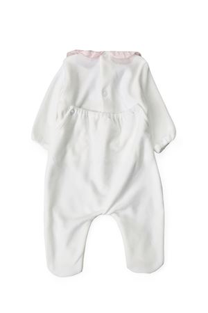 Body in cotone bianco e rosa LITTLE BEAR KIDS | 7035LATTEROSA